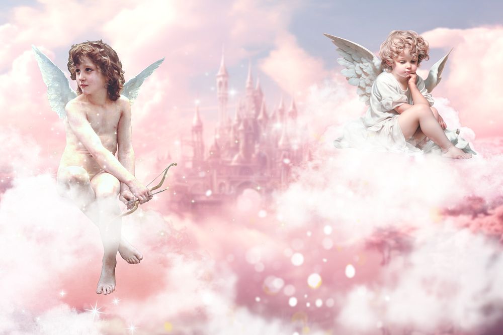 Love fairy heaven surreal remix, editable design