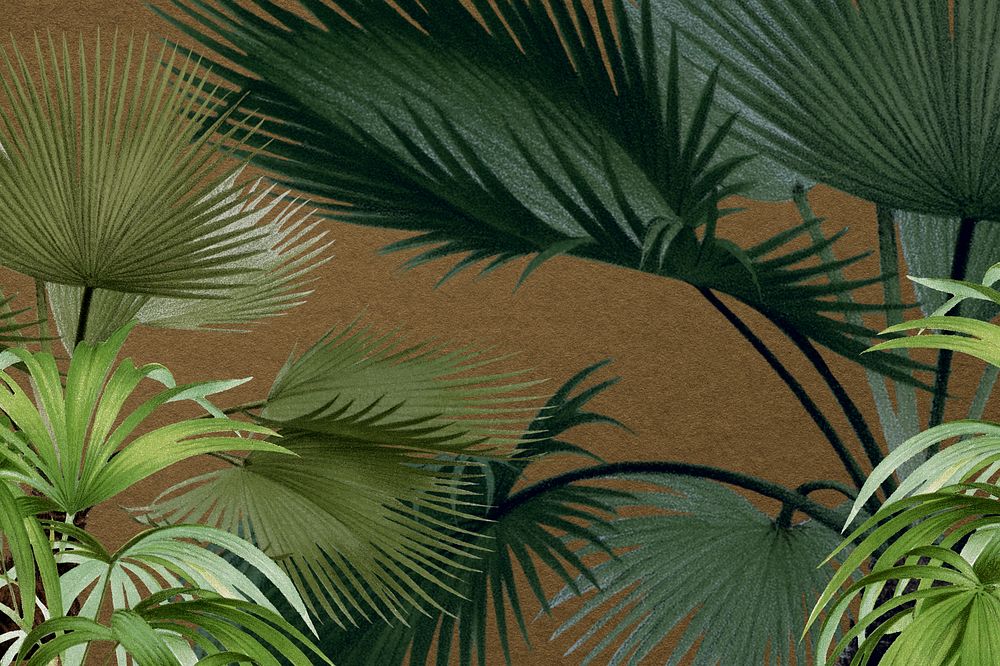 Vintage jungle background. Remixed by rawpixel.