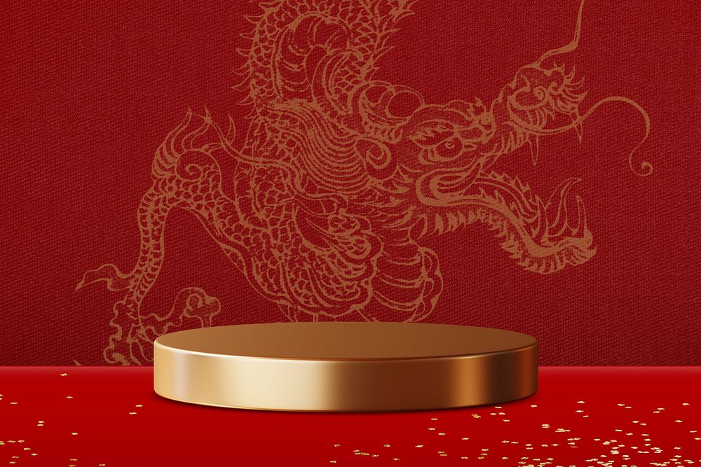 Chinese new year editable product backdrop