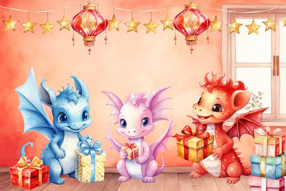 Chinese new year illustration