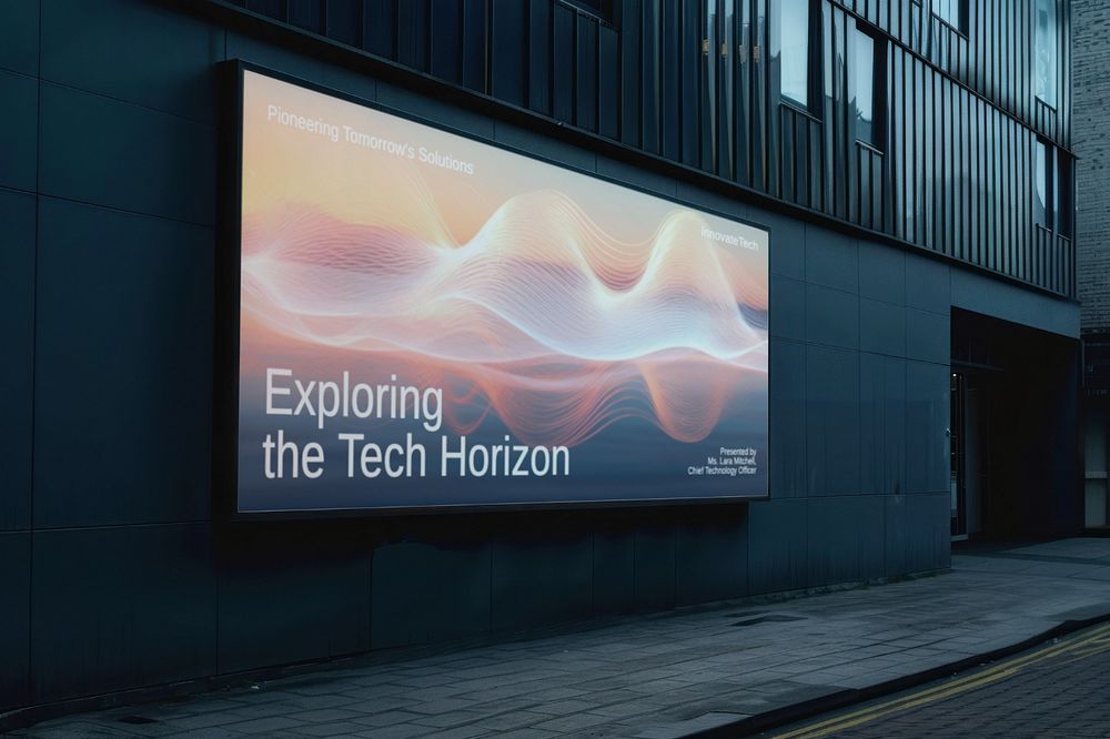 Editable billboard mockup free mockup generator rawpixel