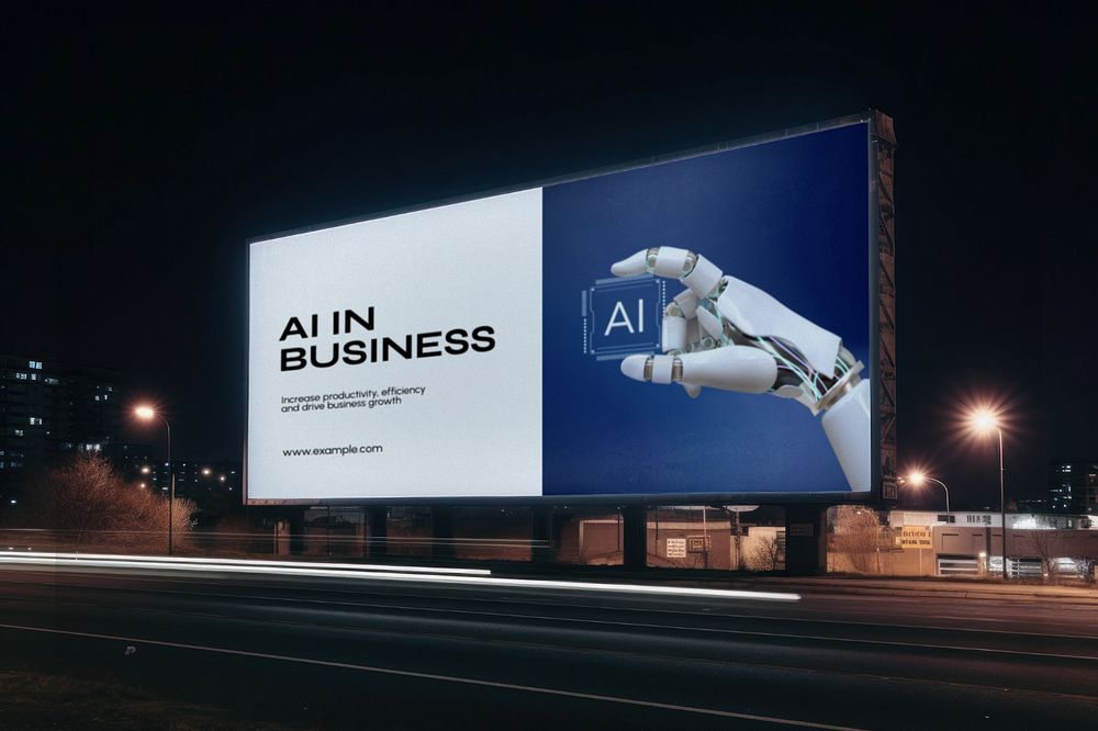 Editable billboard mockup design Premium Mockup Generator rawpixel