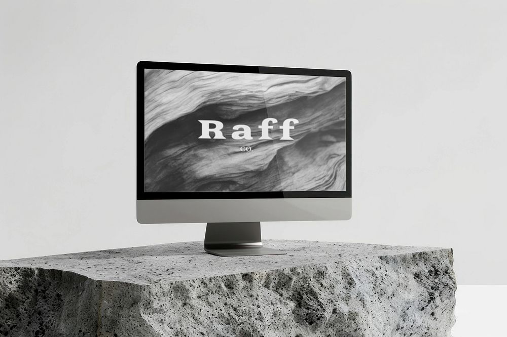 Editable computer display mockup | Premium Mockup Generator - rawpixel