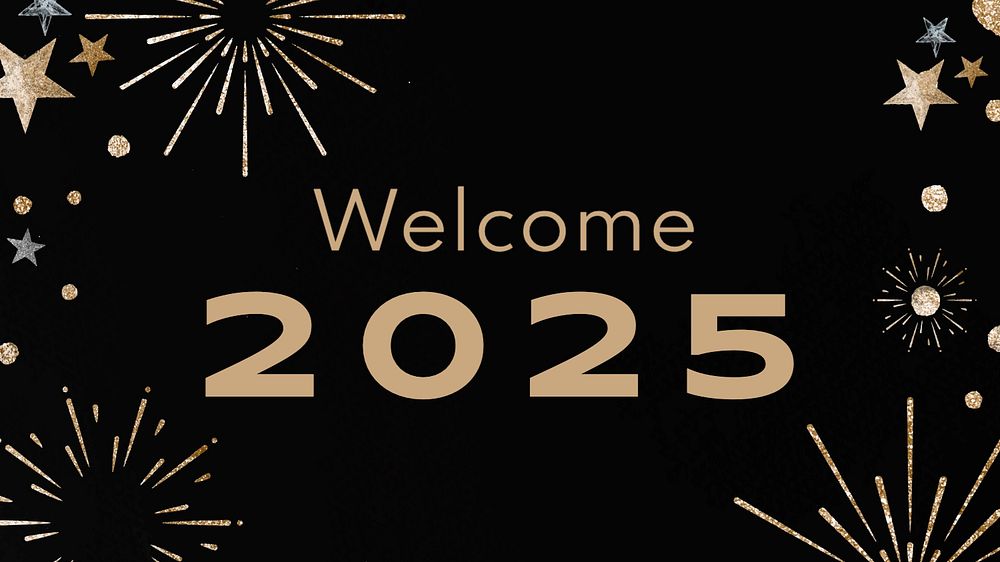 New year blog banner template