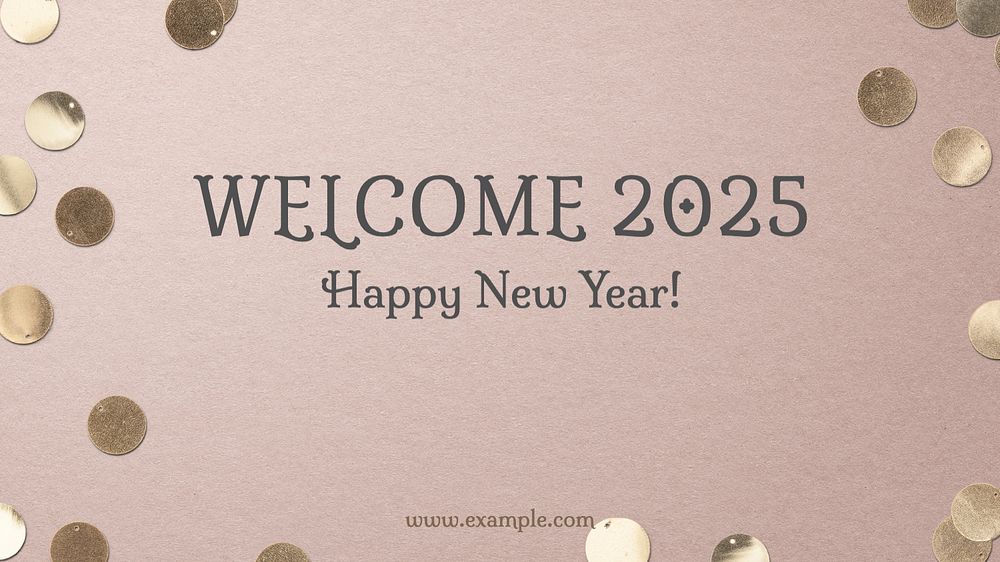 New year blog banner template