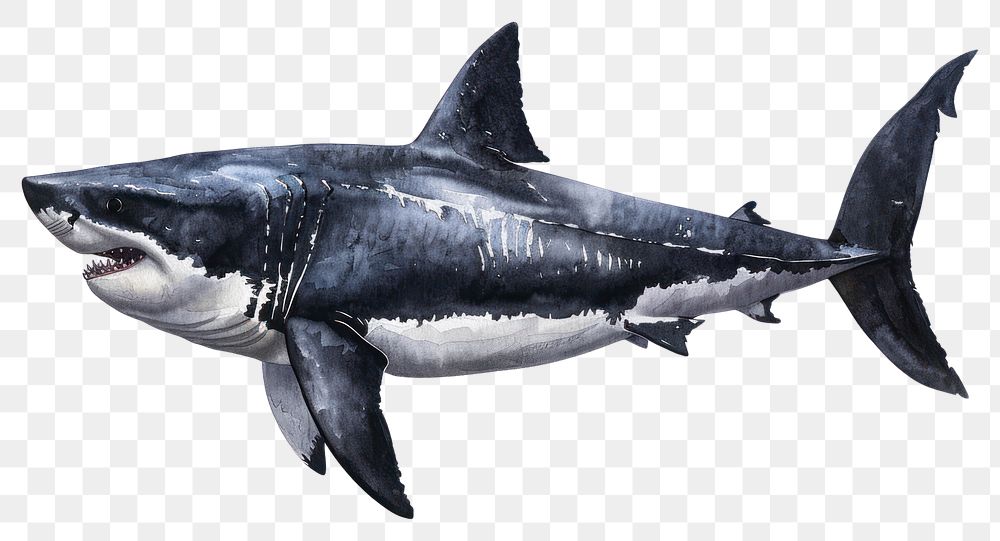 PNG Great White Shark shark great white shark animal.