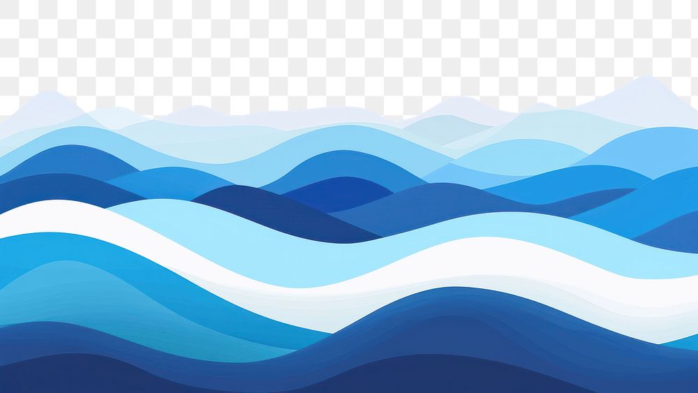PNG Wave water graphics painting outdoors.