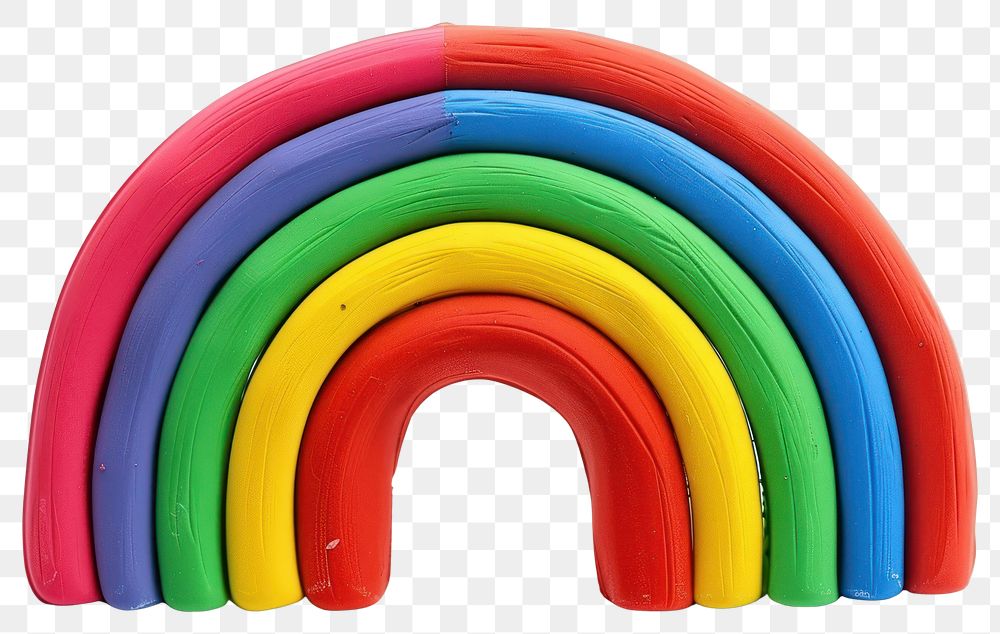 PNG Rainbow toy.