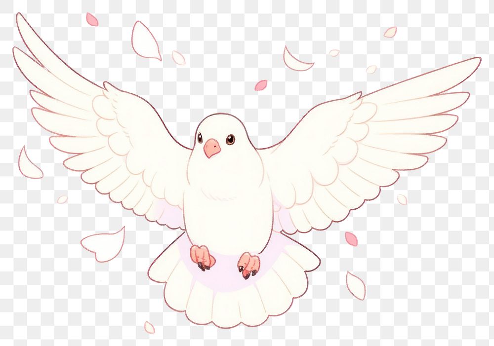 PNG Little dove flying animal pigeon bird.