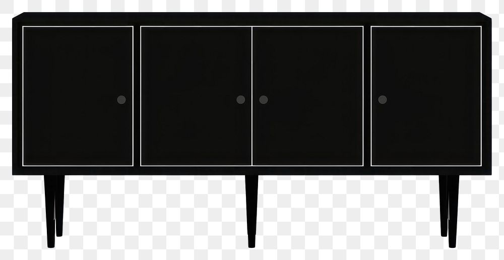 PNG Credenza furniture blackboard sideboard.