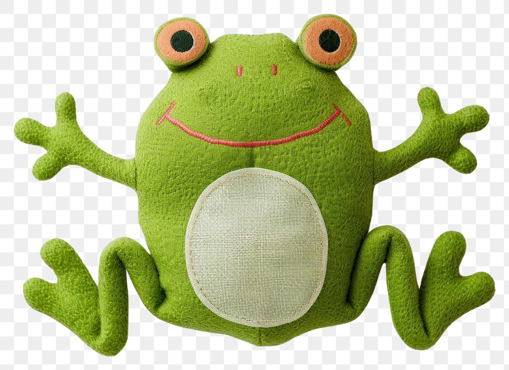 PNG Frog toy amphibian wildlife animal.