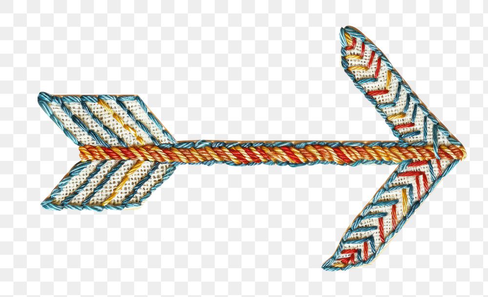 PNG Arrow icon embroidery accessories accessory.