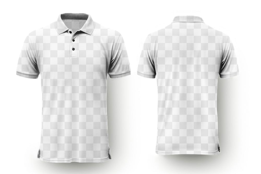 PNG polo shirt mockup, transparent design