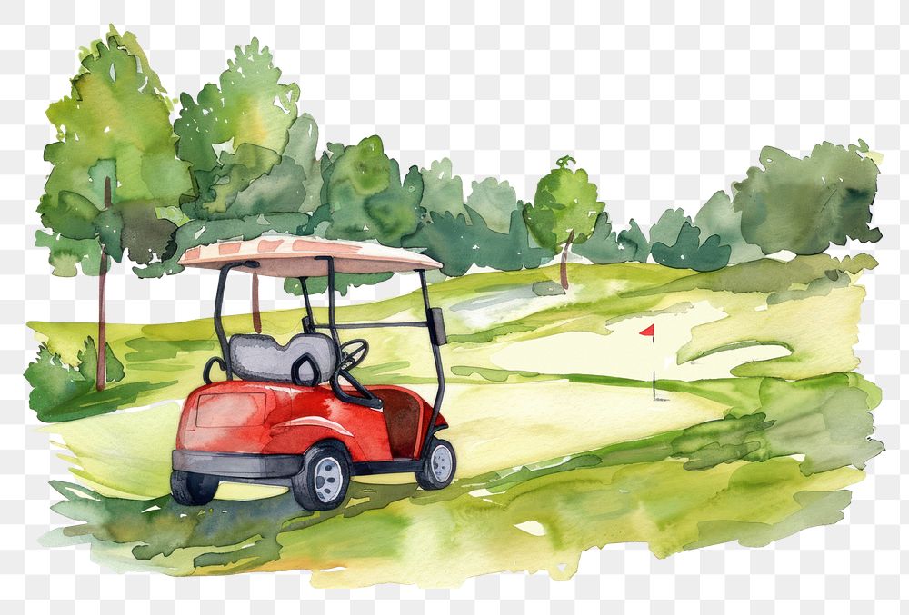 PNG Golf course transportation golf cart vehicle.