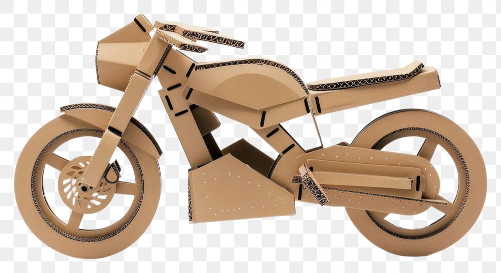 PNG Motorcycle motorcycle cardboard transportation.