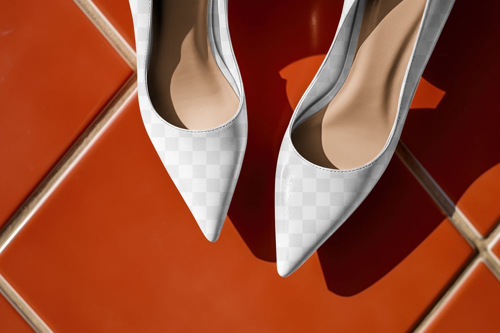 PNG high heels mockup, transparent design