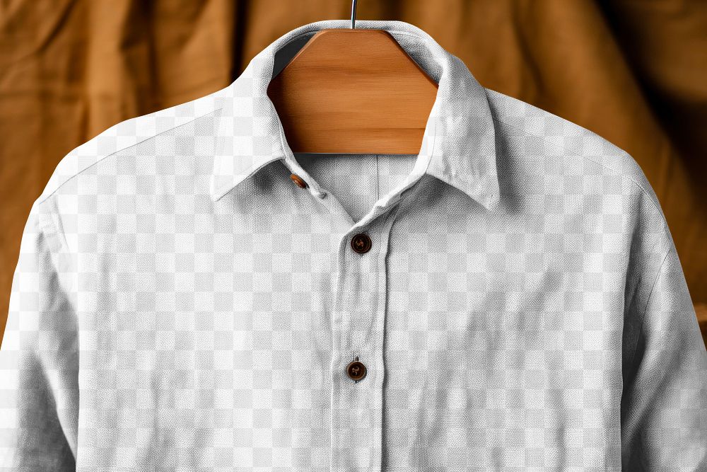 PNG shirt mockup, transparent design