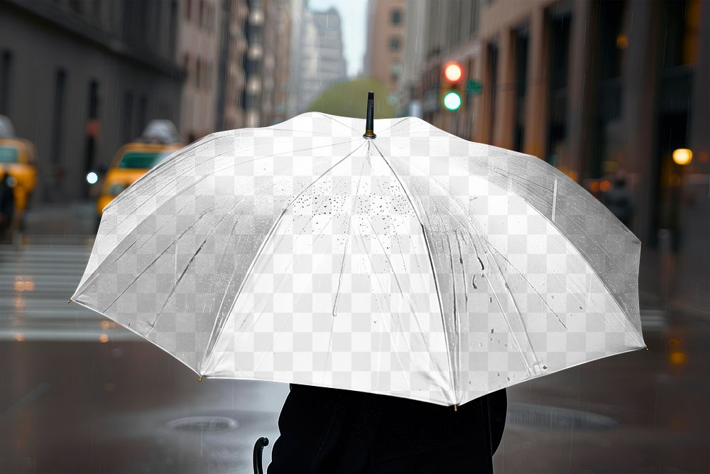 PNG umbrella mockup, transparent design