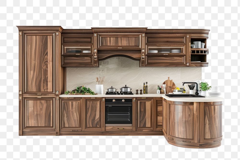 PNG Kitchen Cabinets modern luxury cabinet kitchen furniture.