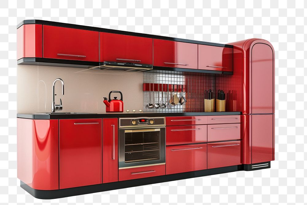 PNG Kitchen Cabinets modern kitchen cabinet appliance.