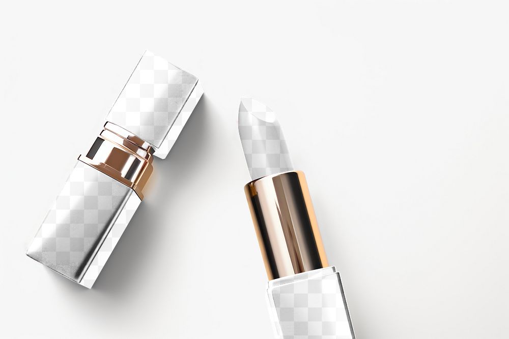 PNG lipstick mockup, transparent design