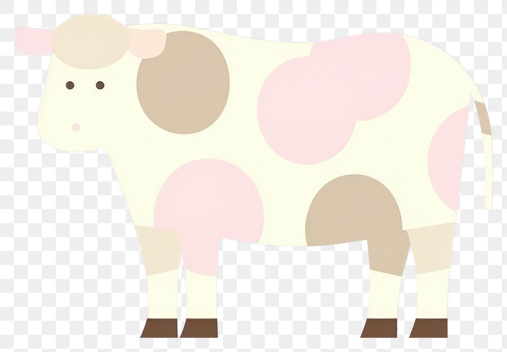 PNG Cow livestock animal mammal.