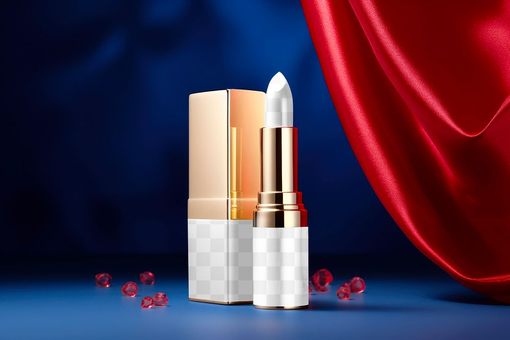 PNG lipstick mockup, transparent design
