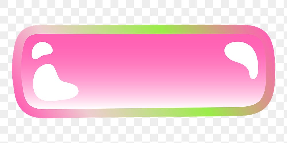 PNG minus  sign, funky pink symbol, transparent background