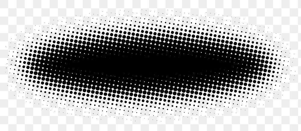 PNG Cool halftone shape, transparent background