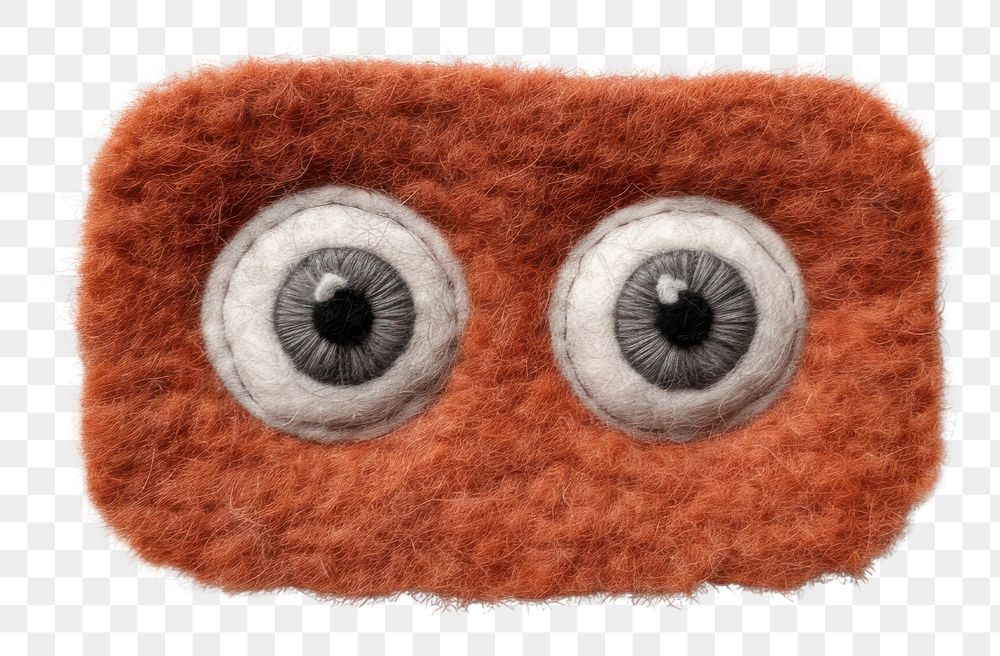 PNG Felt stickers of a single eyes accessories accessory jewelry