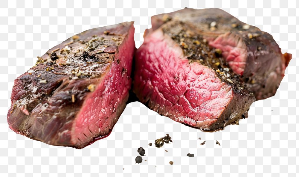 PNG Beef steak food meat.