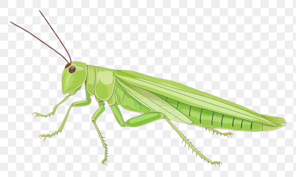 PNG Grasshopper grasshopper insect invertebrate.