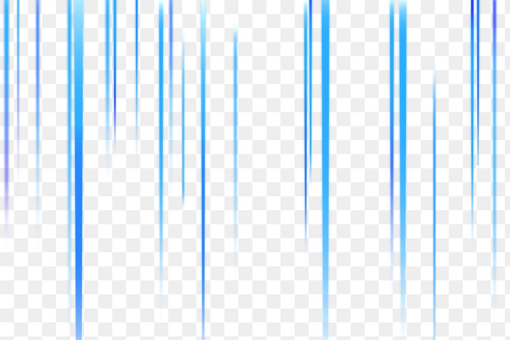 PNG abstract blue lines, digital element, transparent background