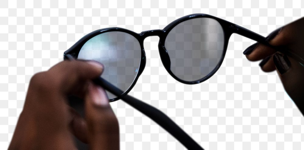 PNG man holding glasses, transparent background