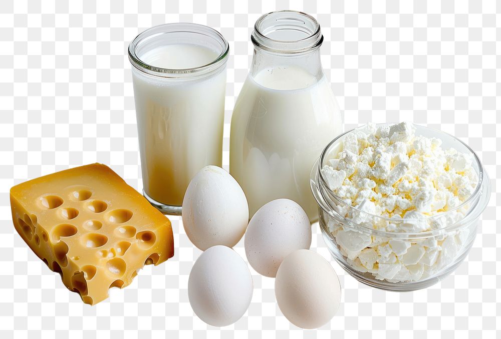 PNG Fresh dairy products and eggs