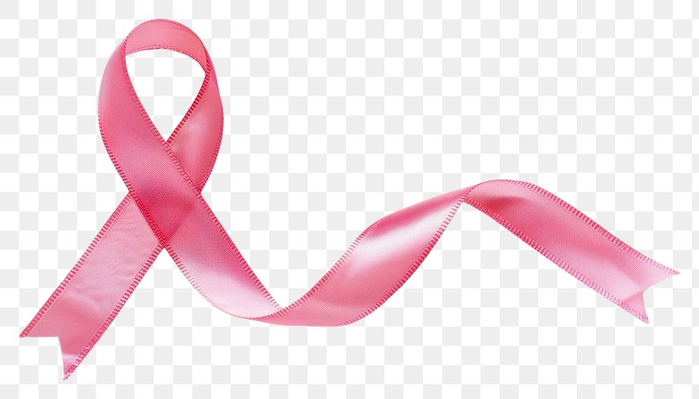 PNG Pink ribbon symbolizing breast cancer