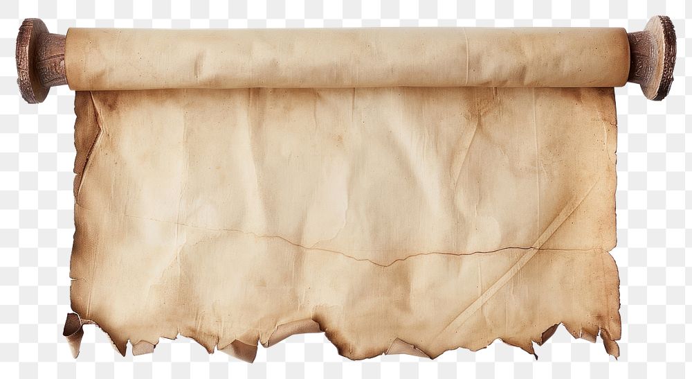 PNG Antique parchment scroll paper