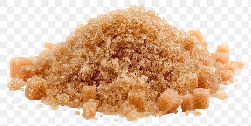 PNG Brown sugar pile cubes sweet