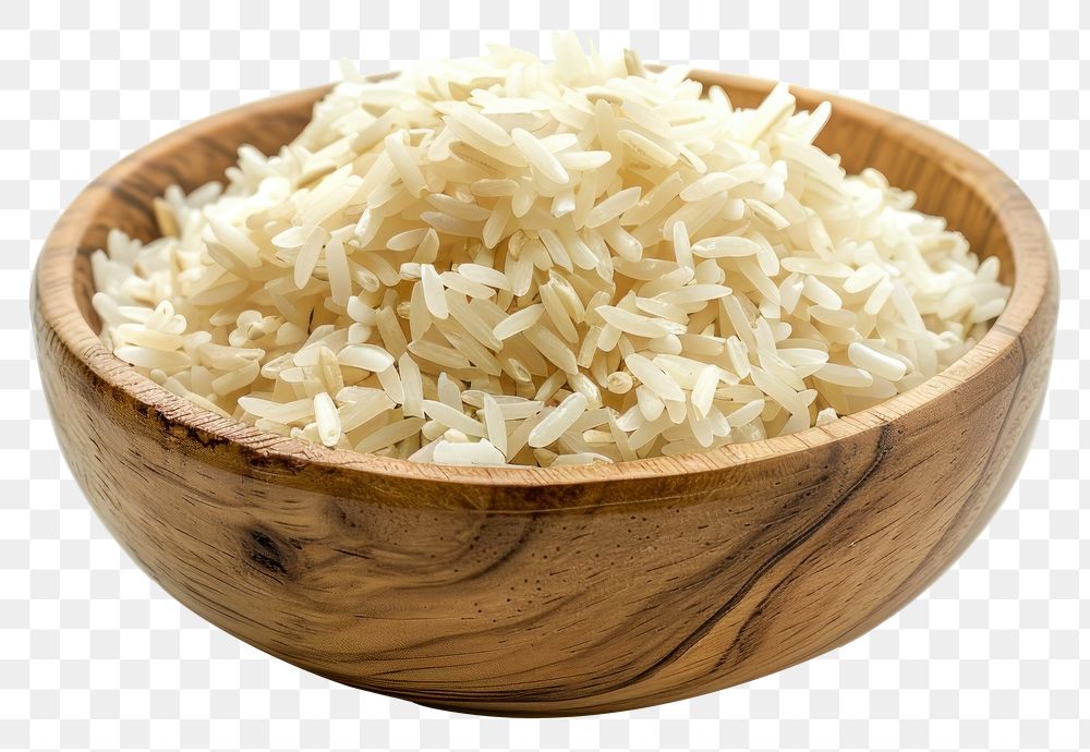 PNG Bowl of uncooked white rice