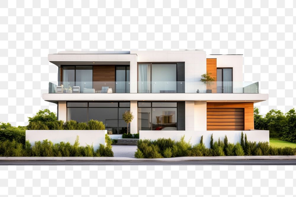 PNG  Modern luxury home exterior design