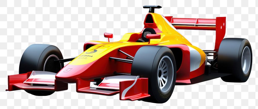 PNG Sleek red-yellow race car | Free PNG - rawpixel
