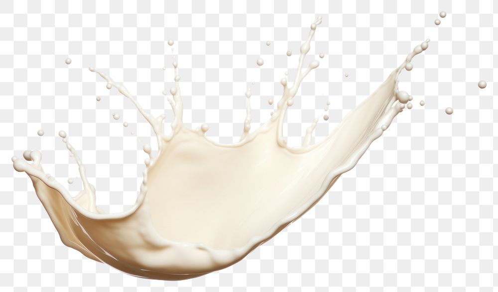 PNG Dynamic milk splash art