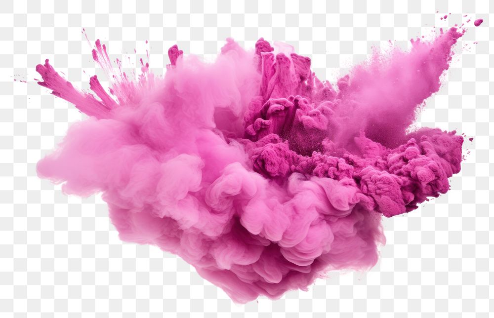 PNG  Vibrant pink powder explosion