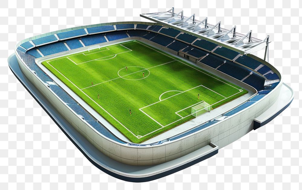 PNG Modern football stadium aerial Premium PNG rawpixel