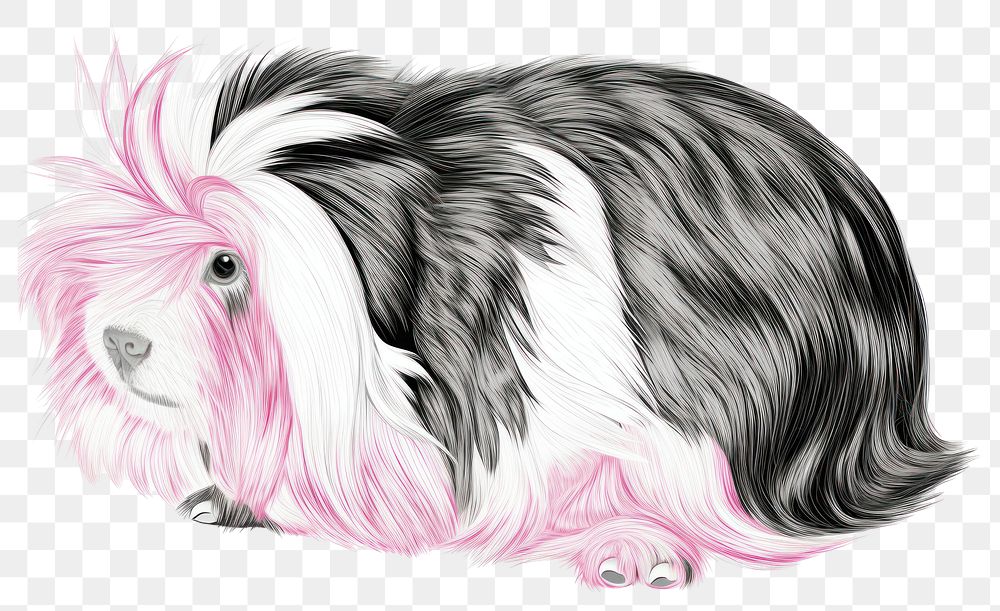 PNG Colorful guinea pig illustration art