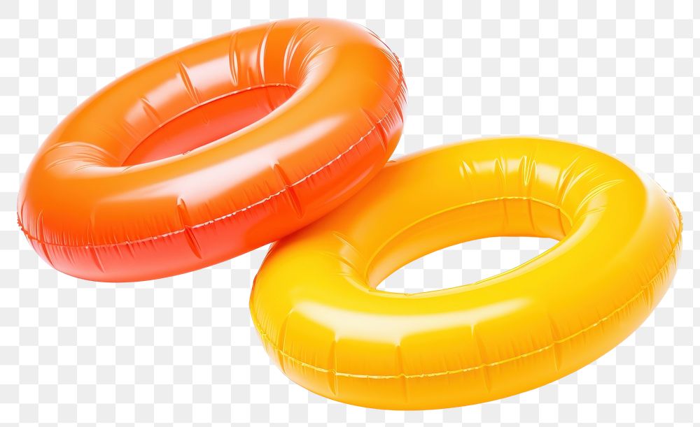 PNG Colorful inflatable pool rings