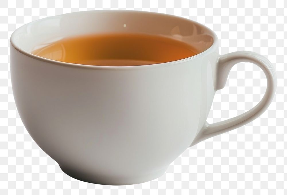 PNG Simple white cup tea