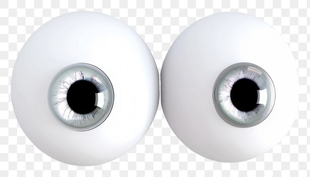 PNG  Realistic 3D eyeballs white background