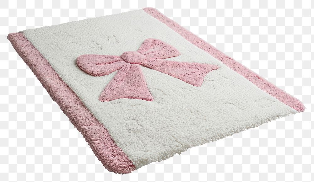 PNG  Cute pink bow rug