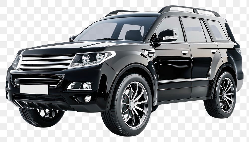 PNG Sleek black luxury SUV